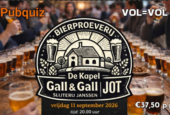 Pubquiz en Bierproeverij in De Kapel